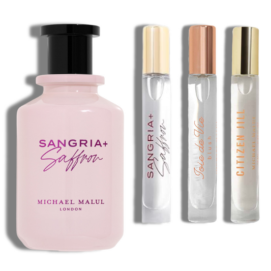 Sangria + Saffron Michael Malul EDP 3.4oz Set 4 Pzas Women