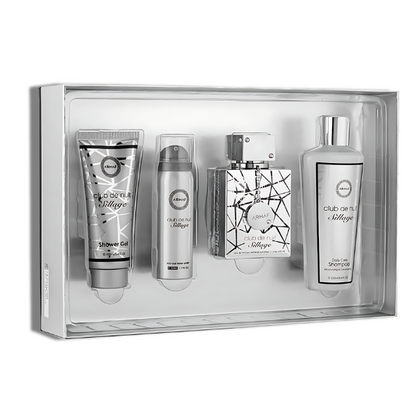 Club de Nuit Sillage Armaf EDP 3.4oz Set 5 pzas c/Refillable travel spray