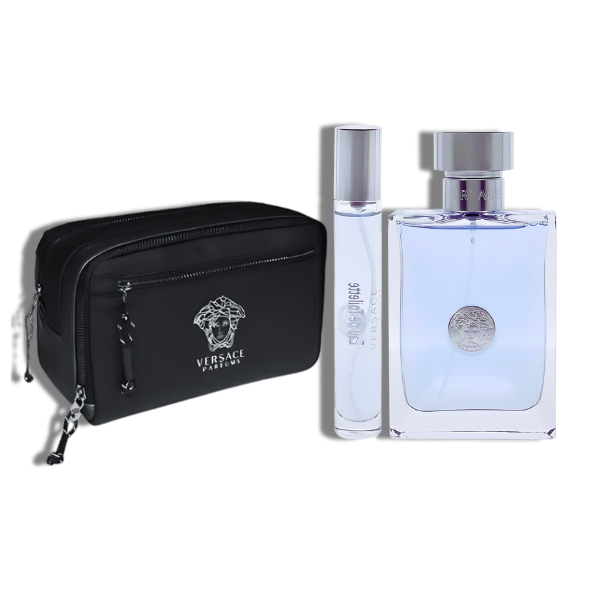 Pour Homme Versace EDT Set 3 pzas 3.4OZ