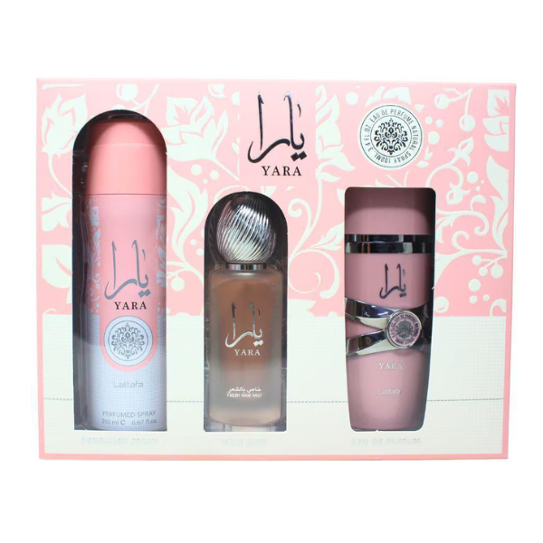 Yara Lattafa EDP Set 3 pzas Women's Set