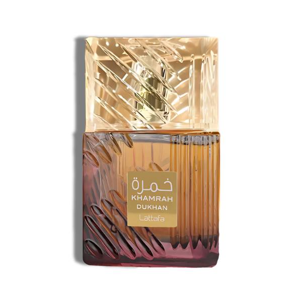 Khamrah Dukhan Lattafa EDP 3.4oz c/Refillable travel spray